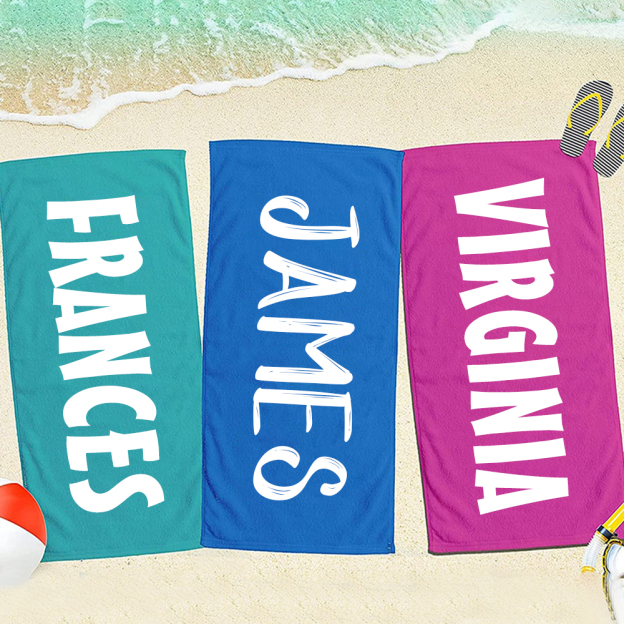 Personalized Lovely Kid Towel for Summer & Beach | cwtowel50