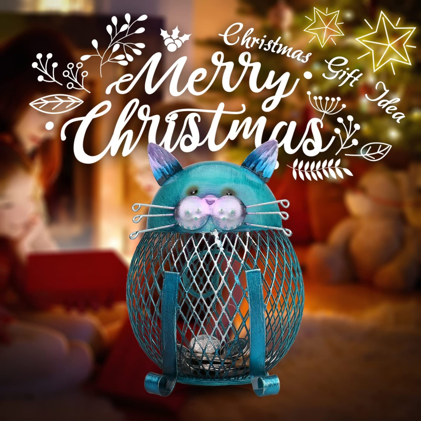 Personalized Kids Metal Animal Piggy Bank | CWToy67