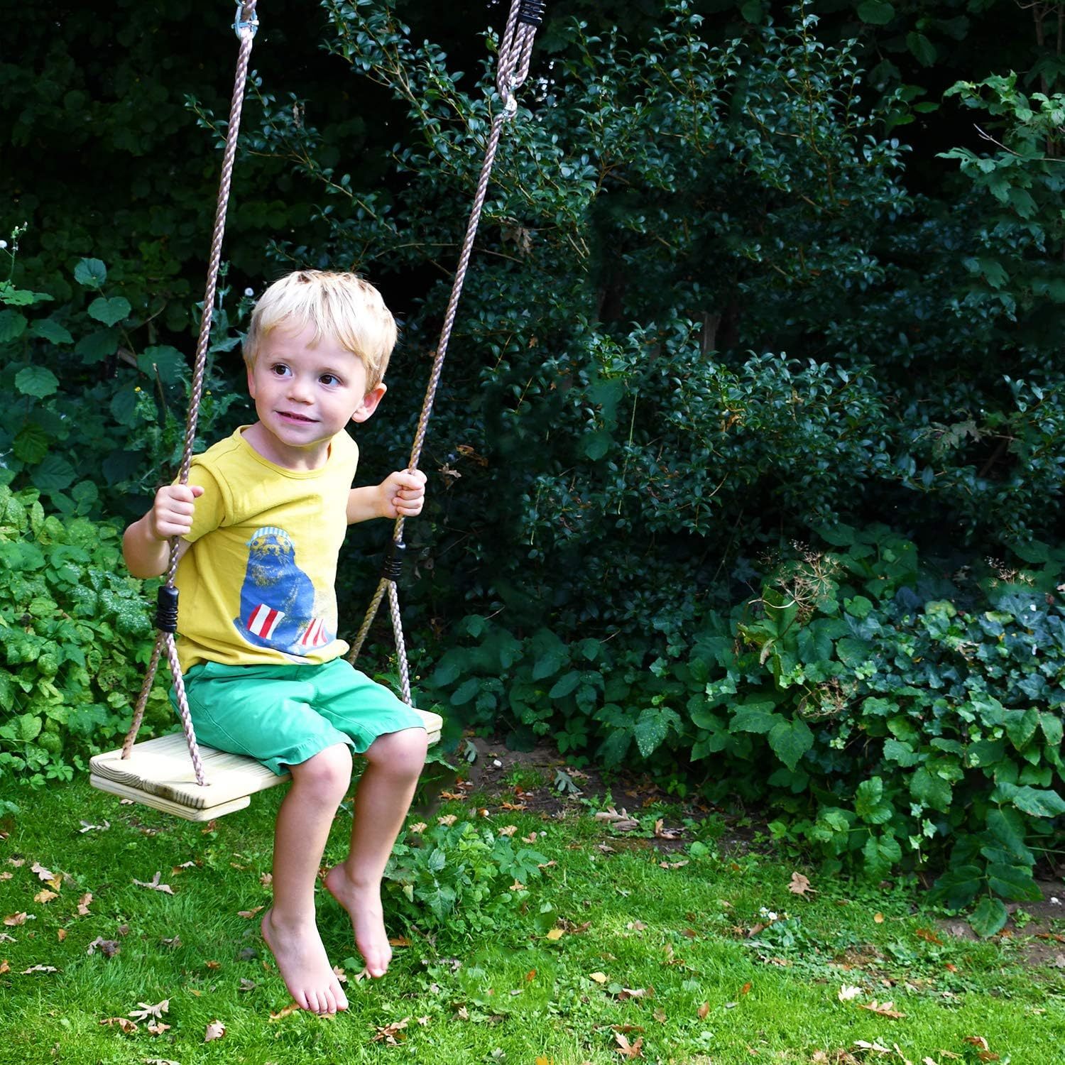 Personalized Kid's Wooden Garden Swing | CWToy50