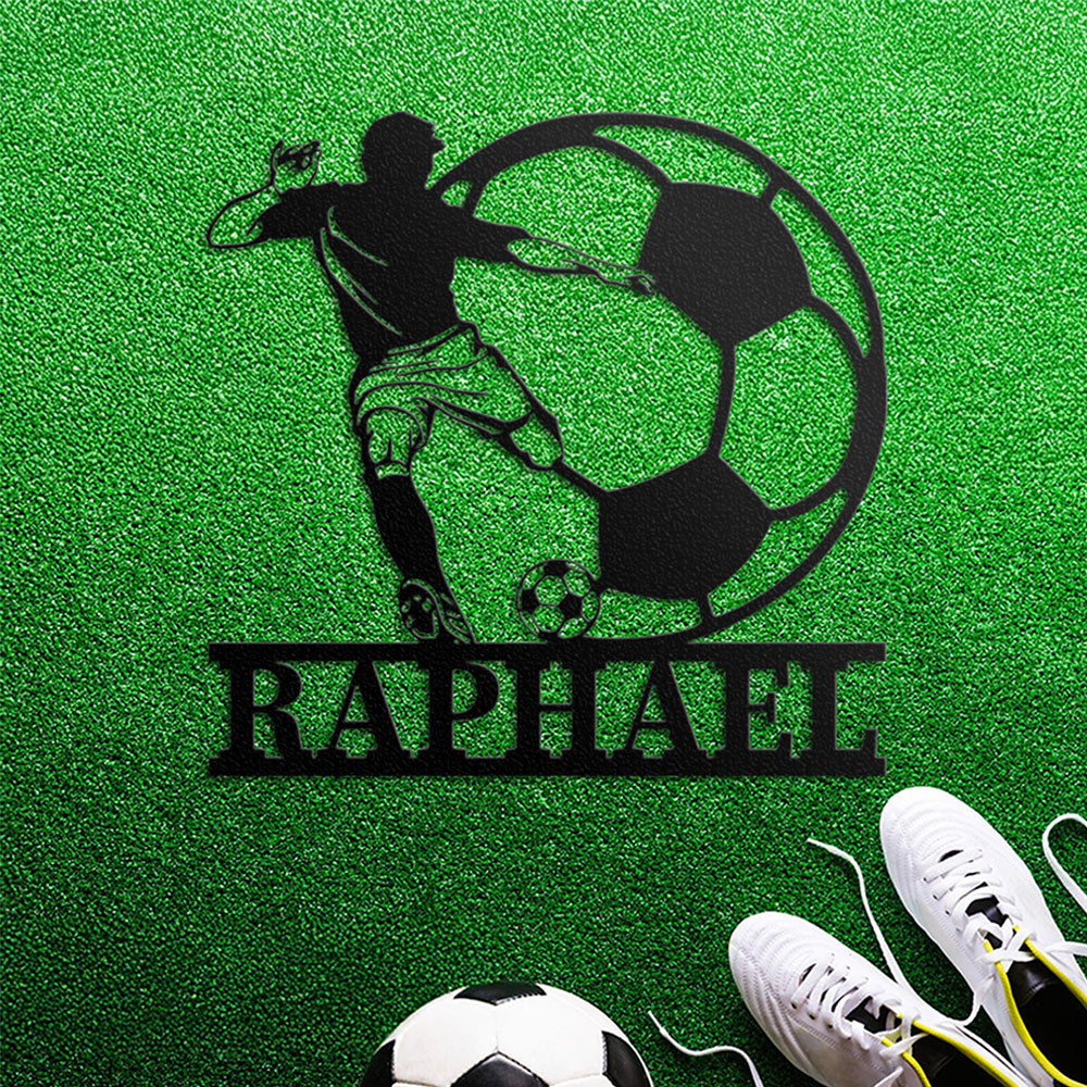 Personalized Kid's Bedroom Soccer Door Sign | CWBaby419