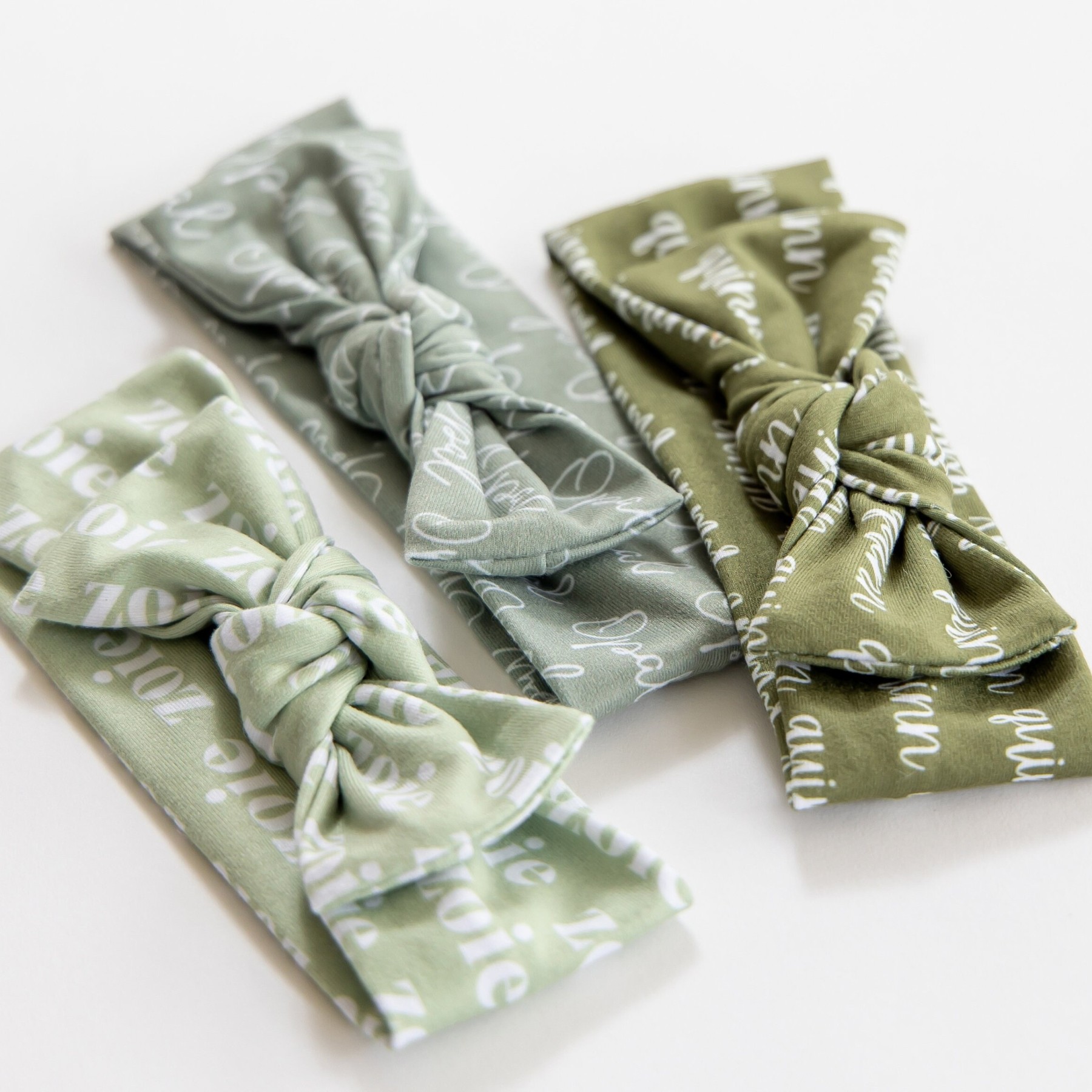 Personalized Baby 3 Pack Headband Bows for Comfort & Unique | BBBlanket07