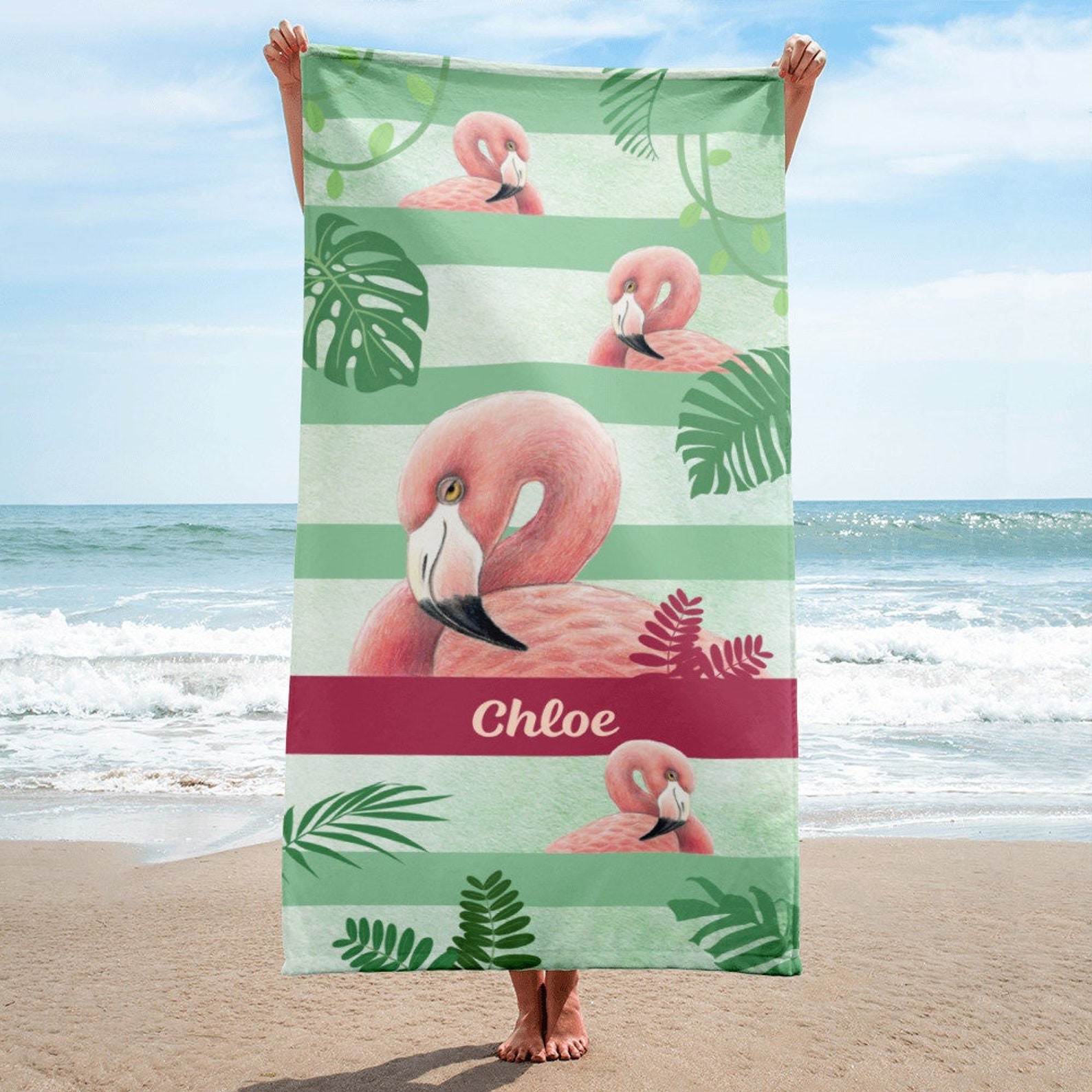 Personalized Lovely Kid Towel for Summer & Beach | CWTowel110