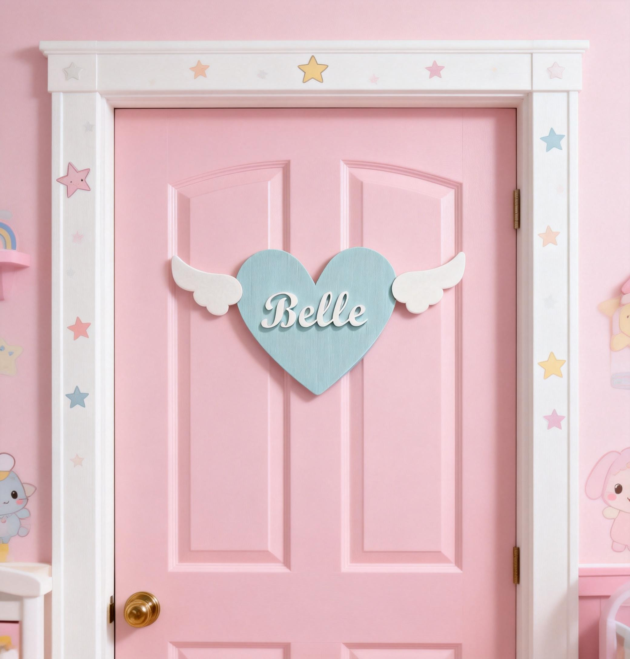Personalized Kid's Bedroom Decoration Door Sign | CWBaby403