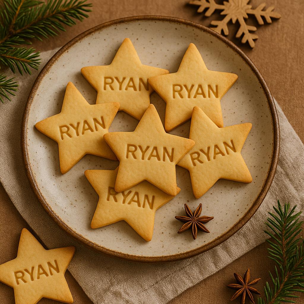 Personalized Cookie Star Cutter With Name | CWGift22