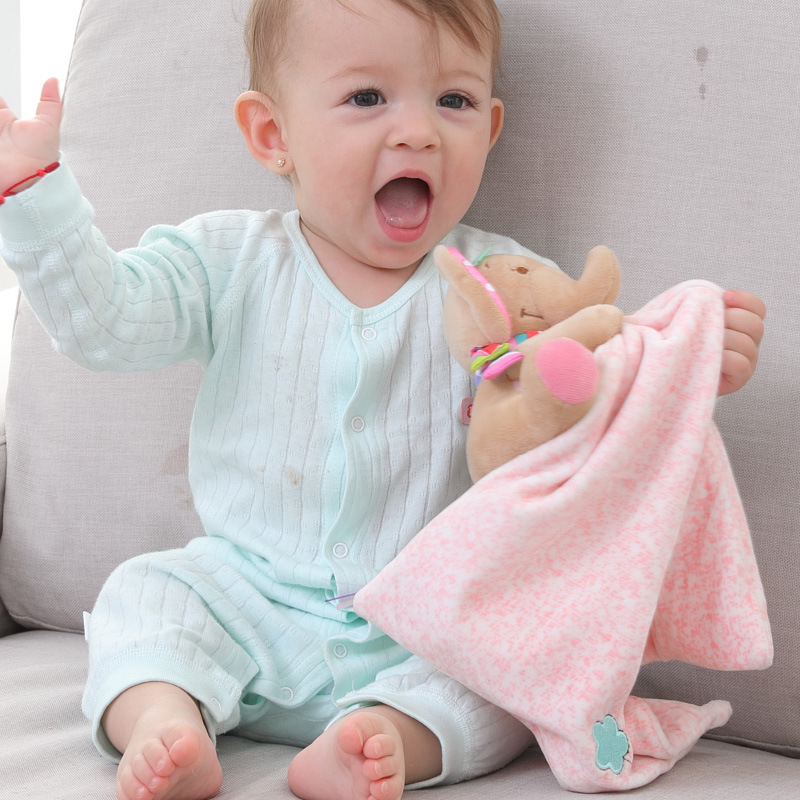 Personalized Baby Embroidery Comforter Sleep Toy | CWToy87