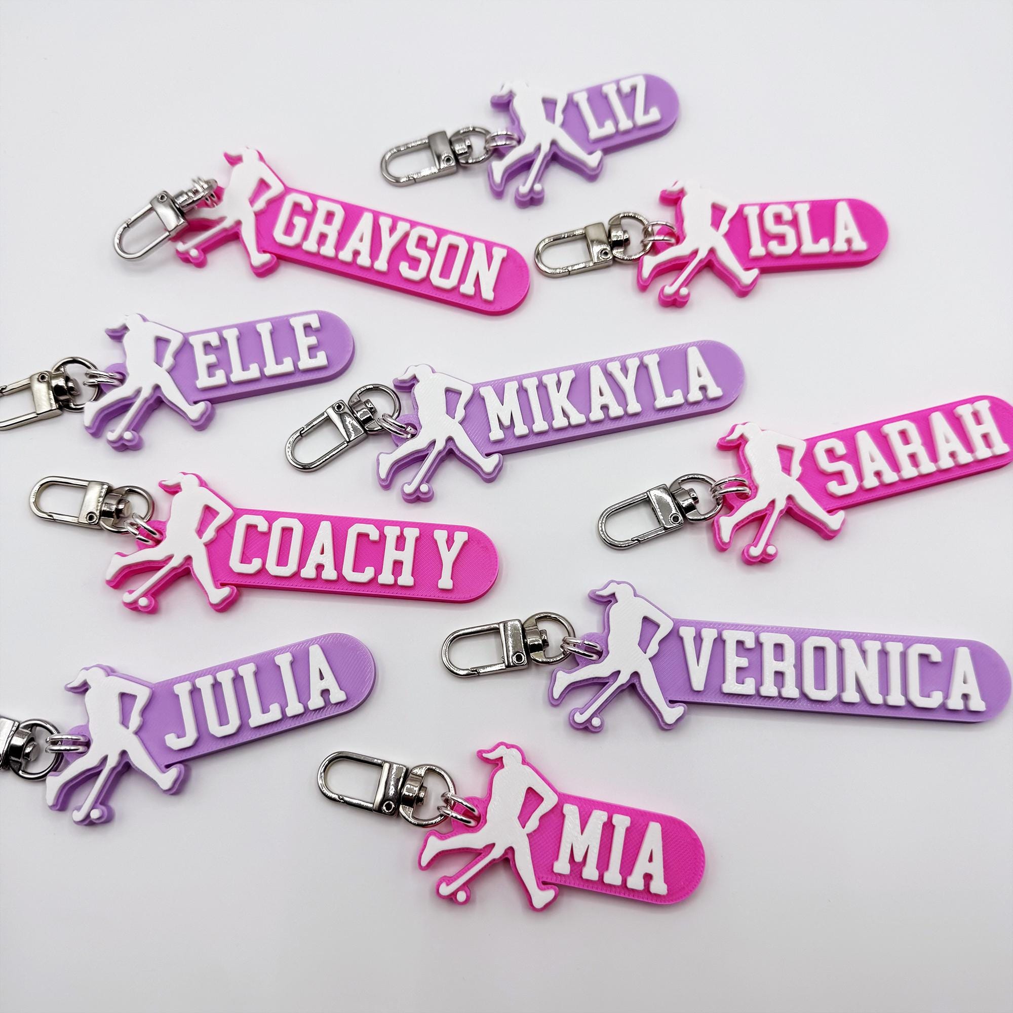 Personalized 3D Printed Name Keychains Tag | CWGift55