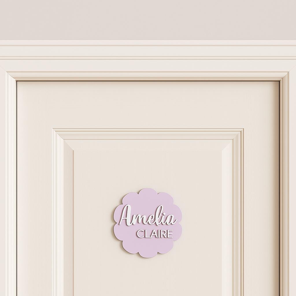 Personalized Baby Name Announcement Sign | CWBaby406