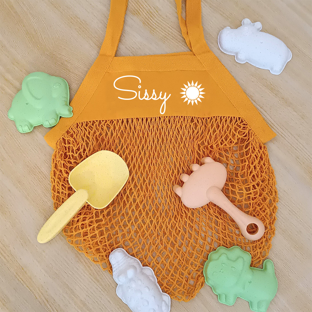 Personalized Color Mesh Beach Bag | CWBeach144