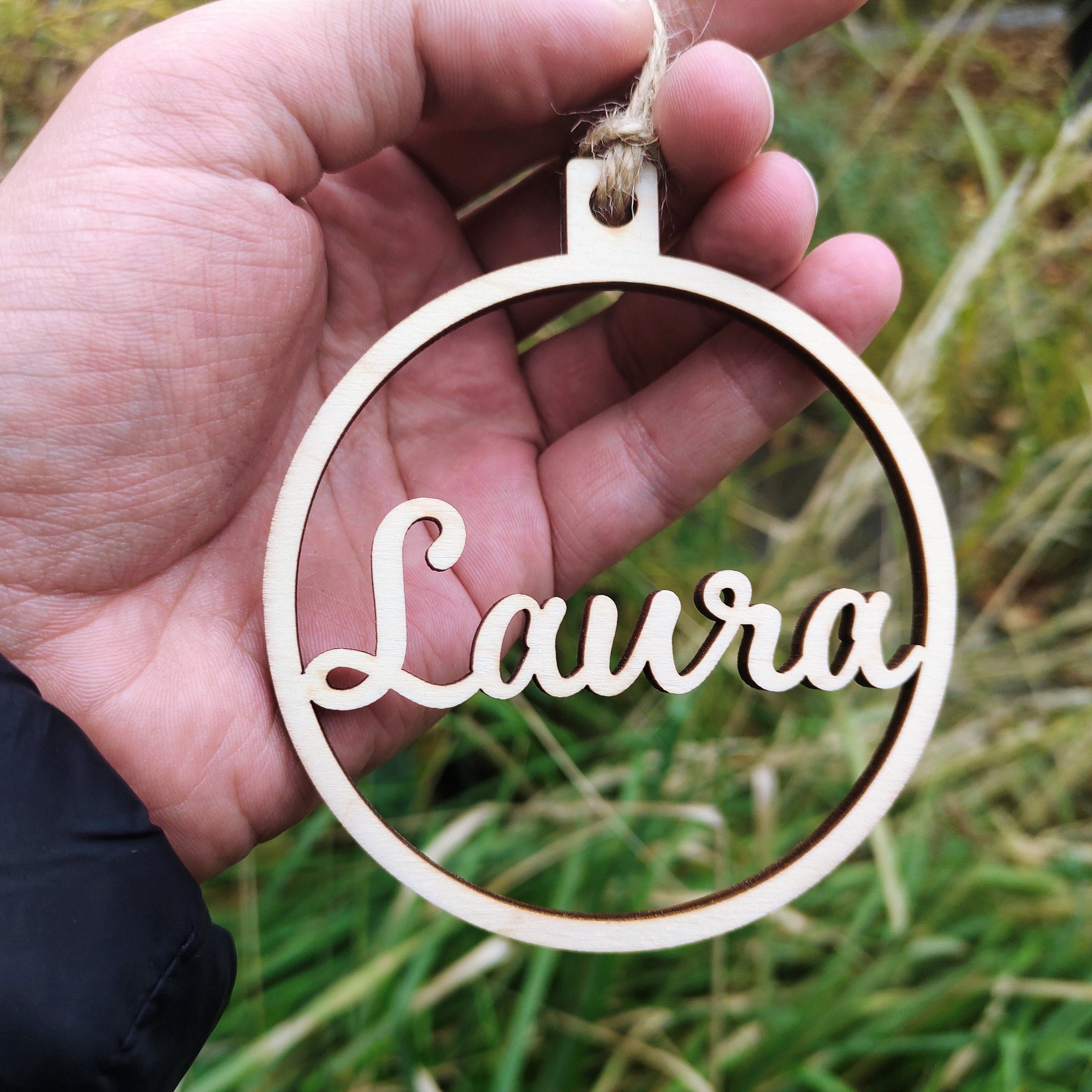 Personalized Wooden Christmas Ornaments | MCGift23