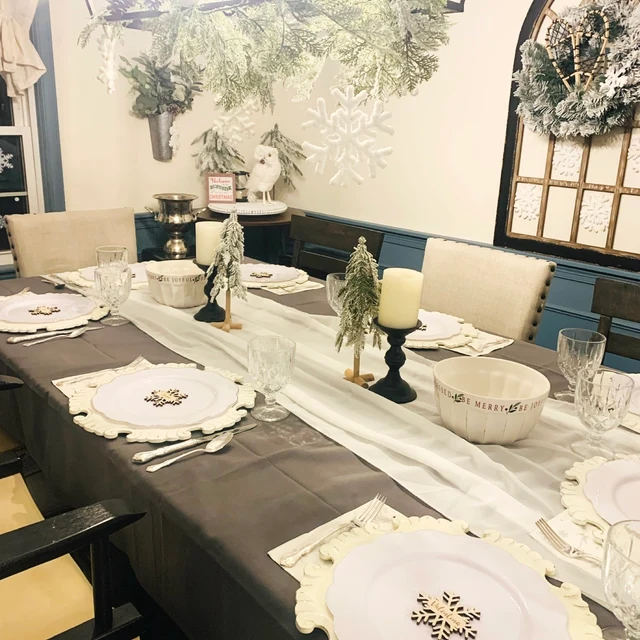 Personalized Christmas Snowflake Place Names Decorations | MCGift37