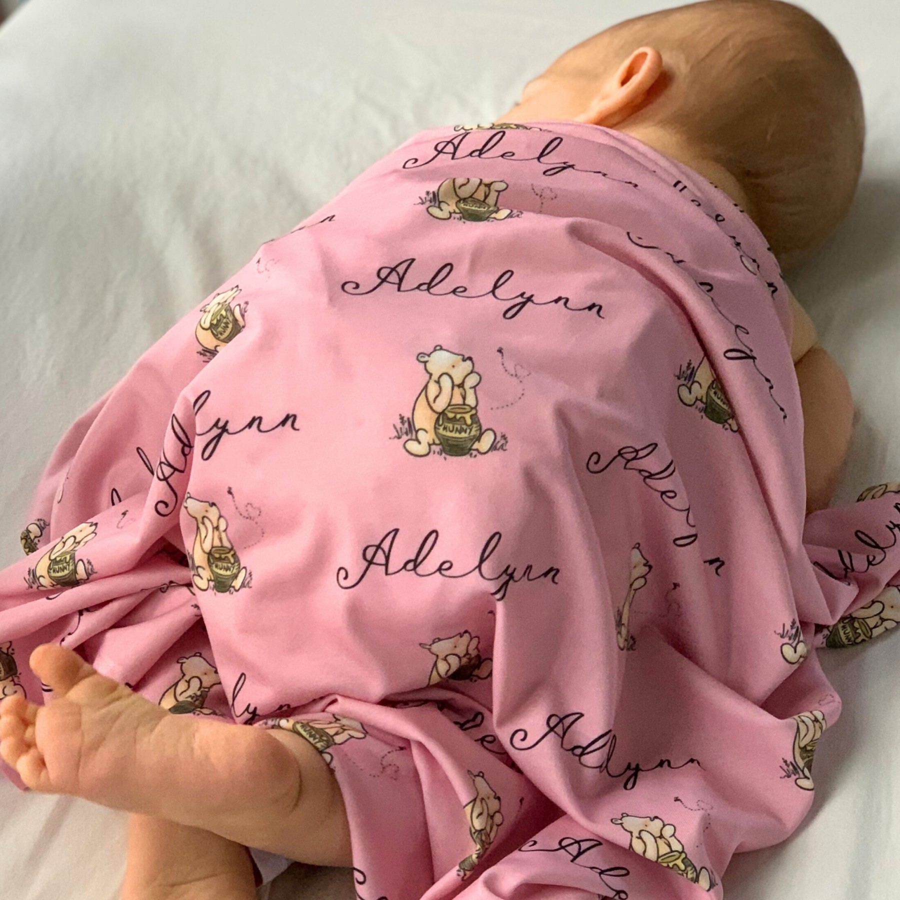 Personalized Baby Swaddle Blanket for Comfort & Unique | BBBlanket09