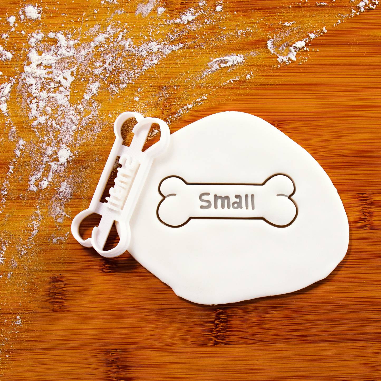 Personalized 3D Printed Dog Bone Cookie Cutter | BKPet343