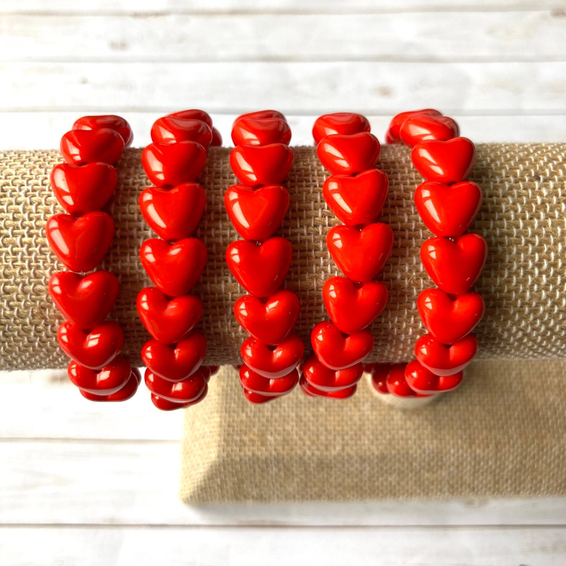 Personalized Kids Lovely Heart Valentines Bracelet | ValGift09