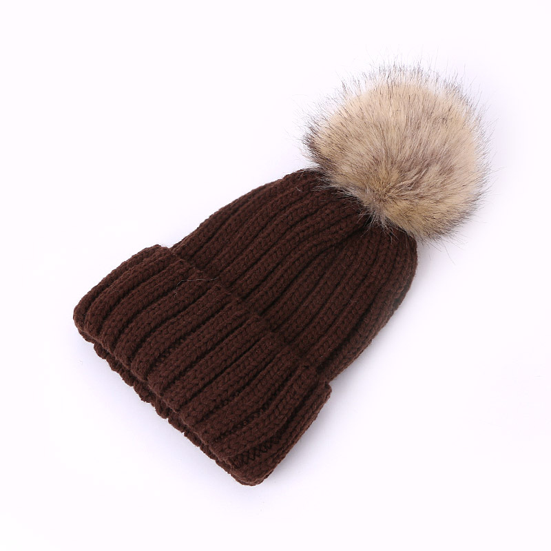 Personalized Embroidery Kid Pom Pom Hat With Scarf | HSKid48