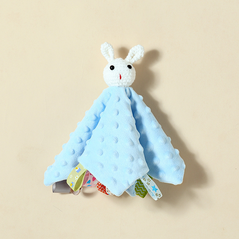 Personalized Baby Monogram Animal Comforter Sleep Toy | CWToy144