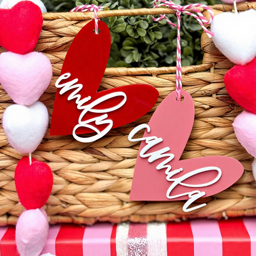 Personalized Lovely Valentine's Day Name Tags | ValGift11