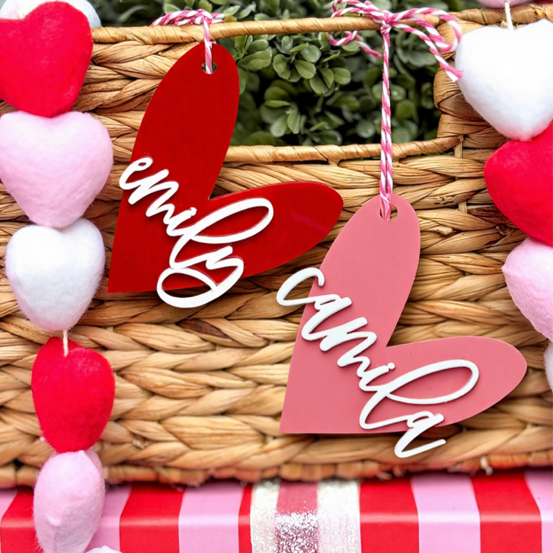 Personalized Lovely Valentine's Day Name Tags | ValGift11