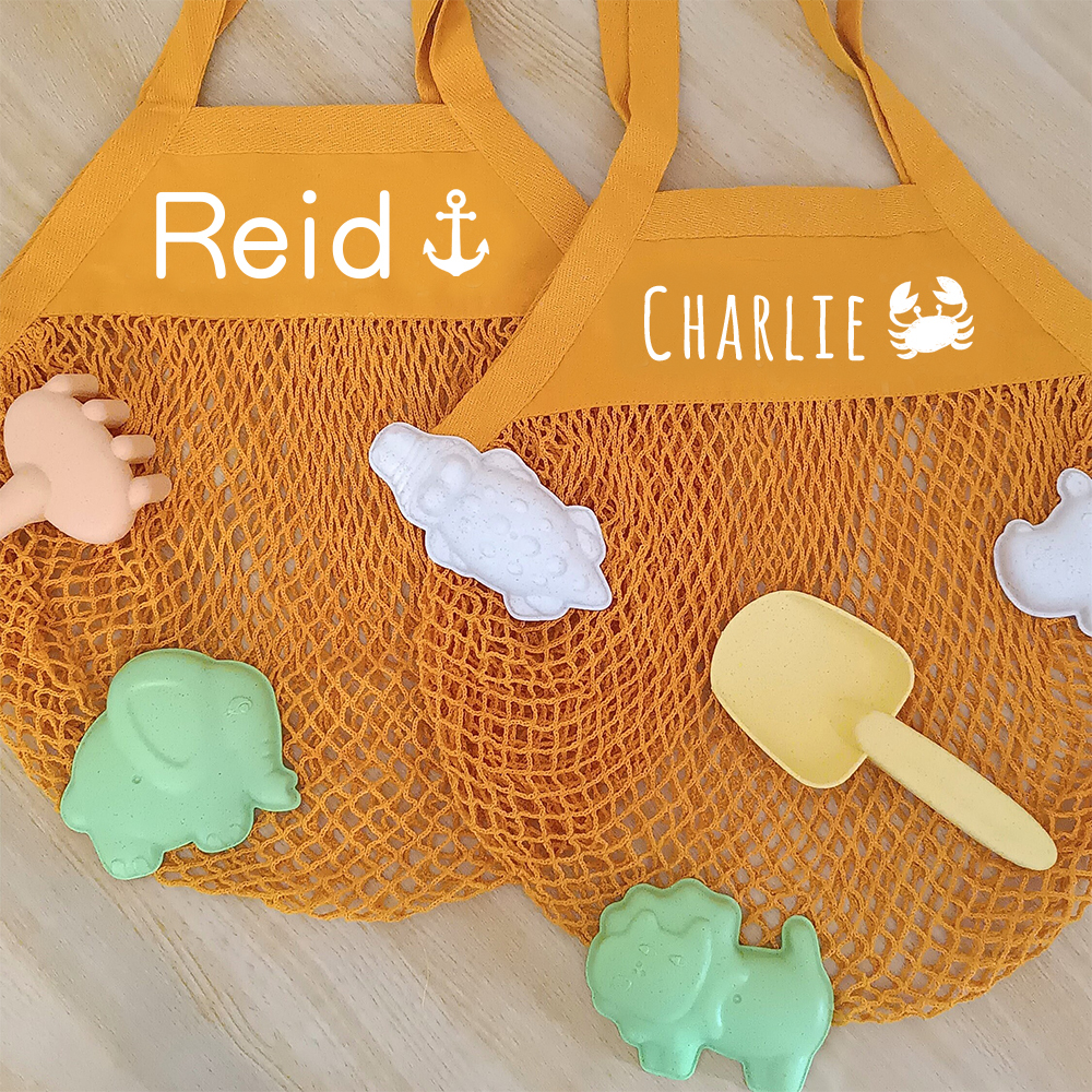 Personalized Color Mesh Beach Bag | CWBeach144