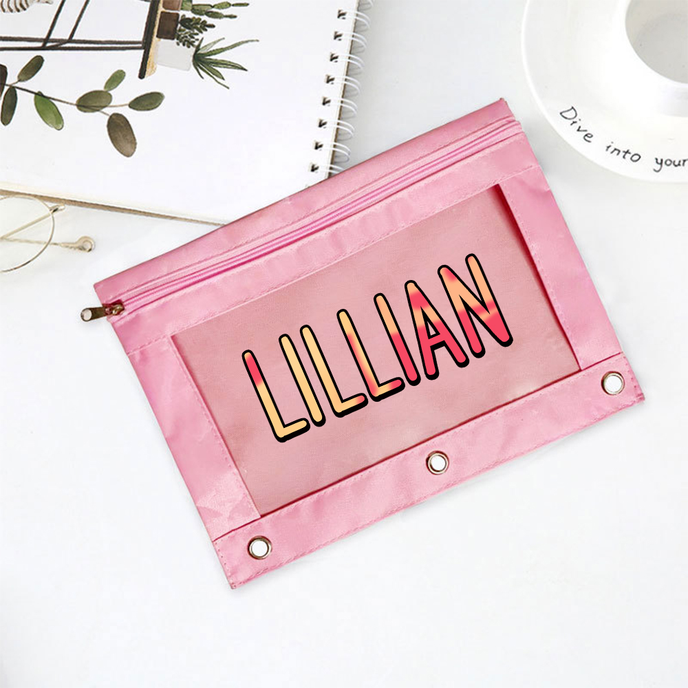Personalized Custom Name Pencil Pouch | CWPack362