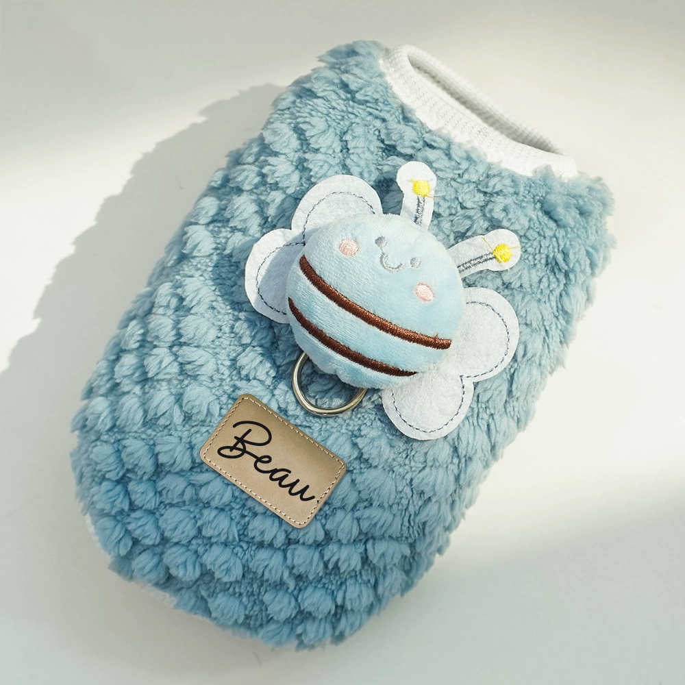 Personalized Cute Pet Soft Plush Fleece Vest | BKPet194