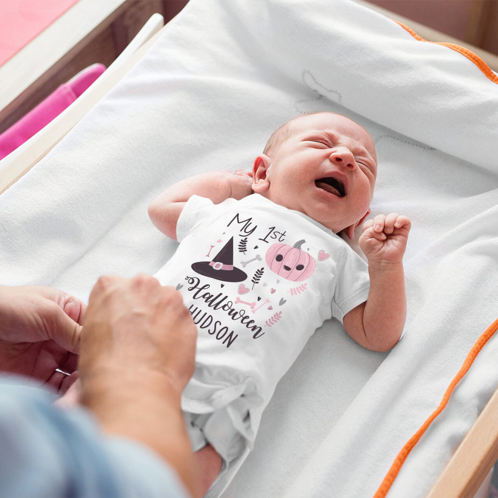 Personalized Baby Lovely First Halloween Outfit | CWHalloween22