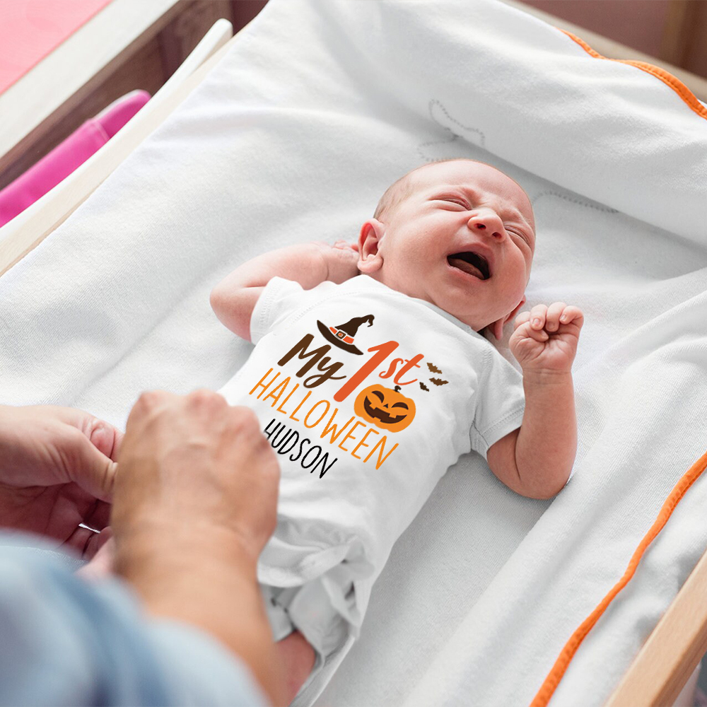 Personalized Baby Lovely First Halloween Outfit | CWHalloween23