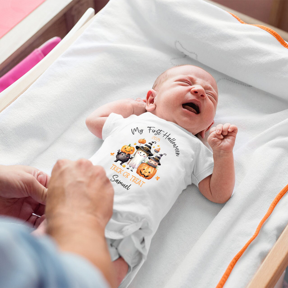 Personalized Baby Lovely First Halloween Outfit | CWHalloween24