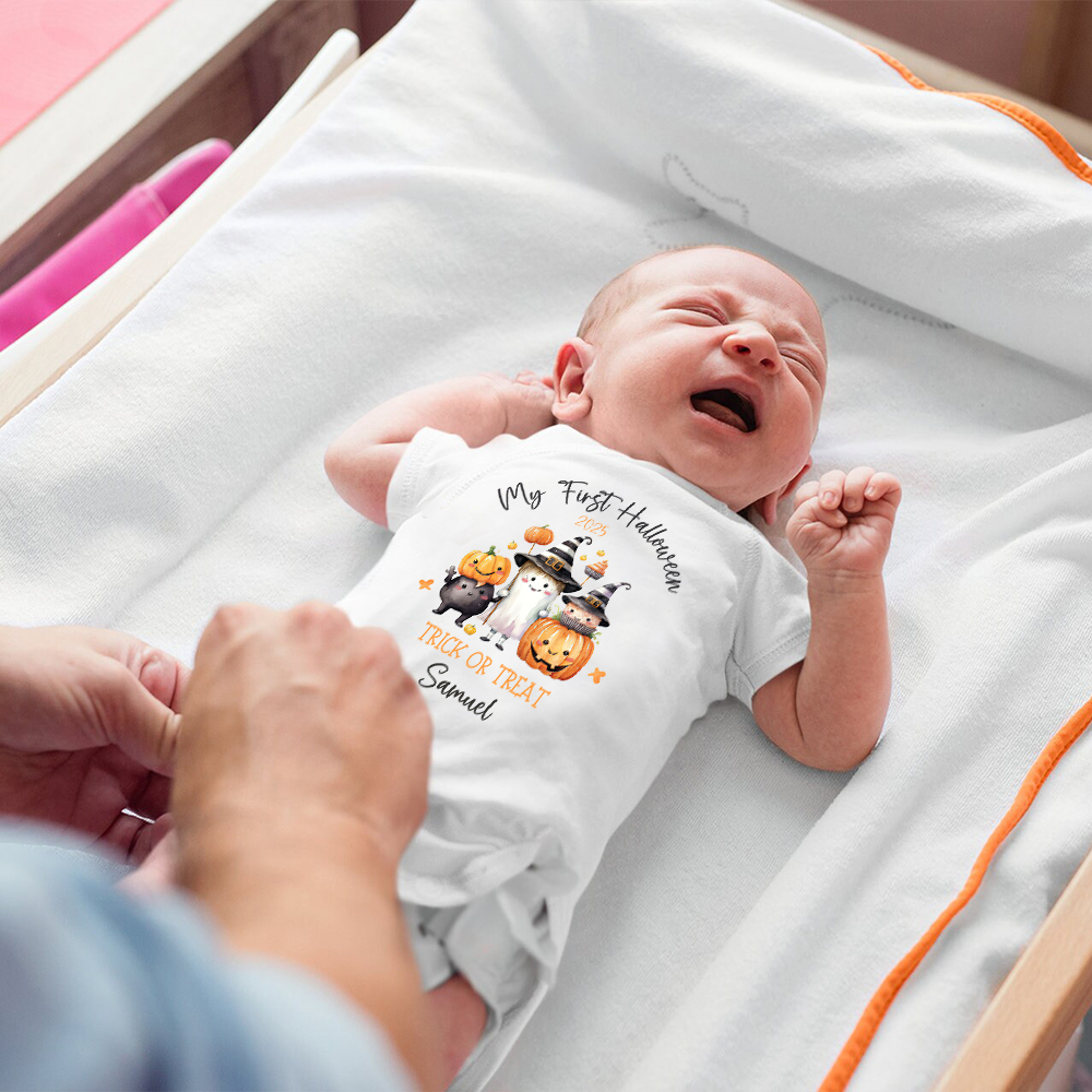 Personalized Baby Lovely First Halloween Outfit | CWHalloween24