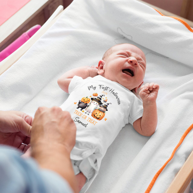 Personalized Baby Lovely First Halloween Outfit | CWHalloween24