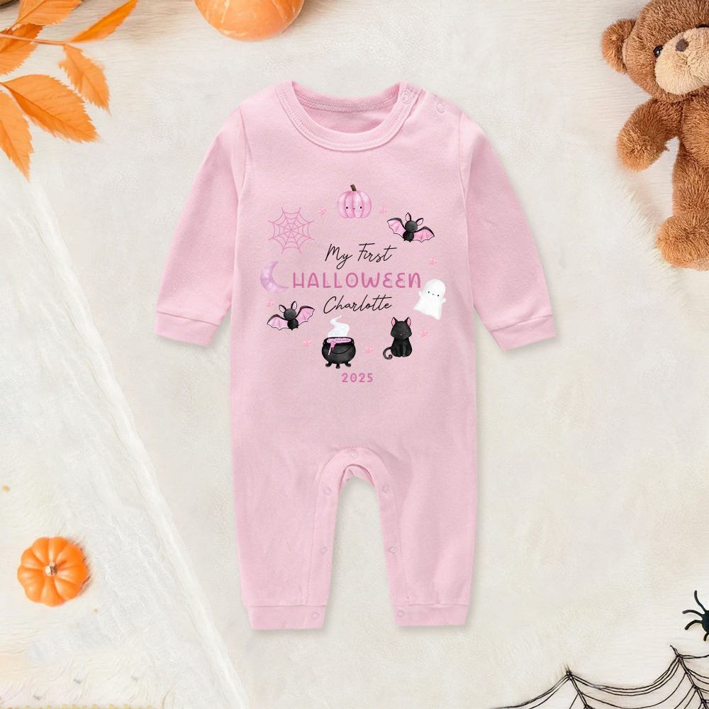 Personalized Baby Lovely First Halloween Outfit | CWHalloween28