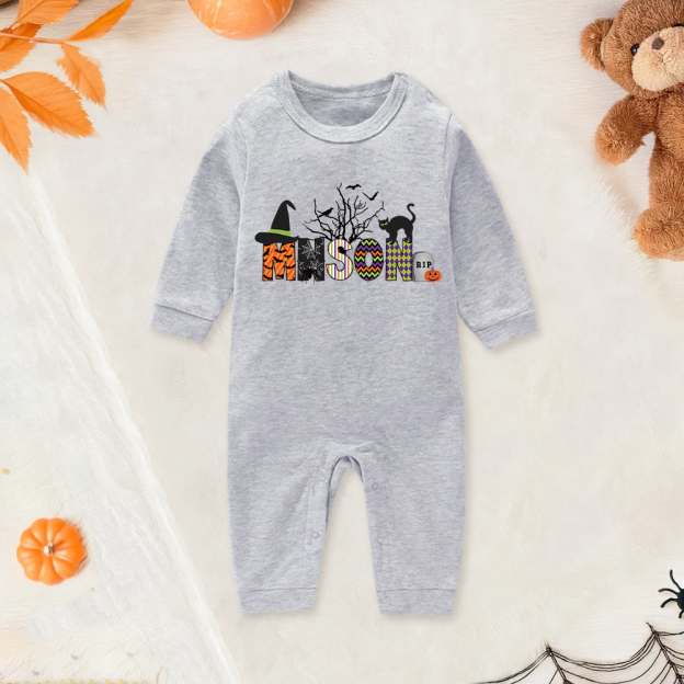 Personalized Baby Lovely First Halloween Outfit | CWHalloween35