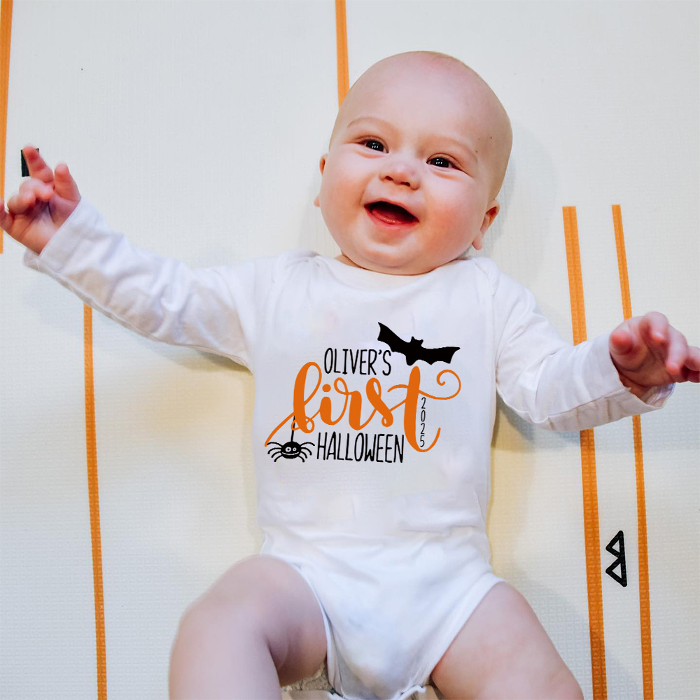 Personalized Baby First Pumpkin Outfit Set | CWHalloween62
