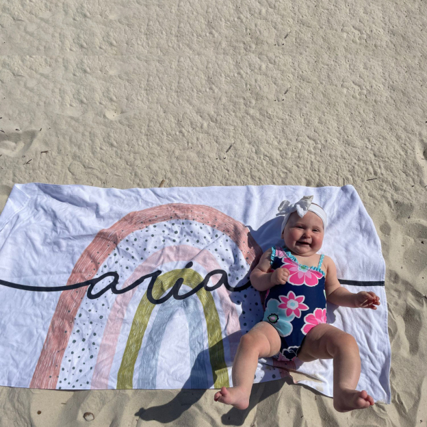 Personalized Lovely Kid Towel for Summer & Beach | CWTowel94