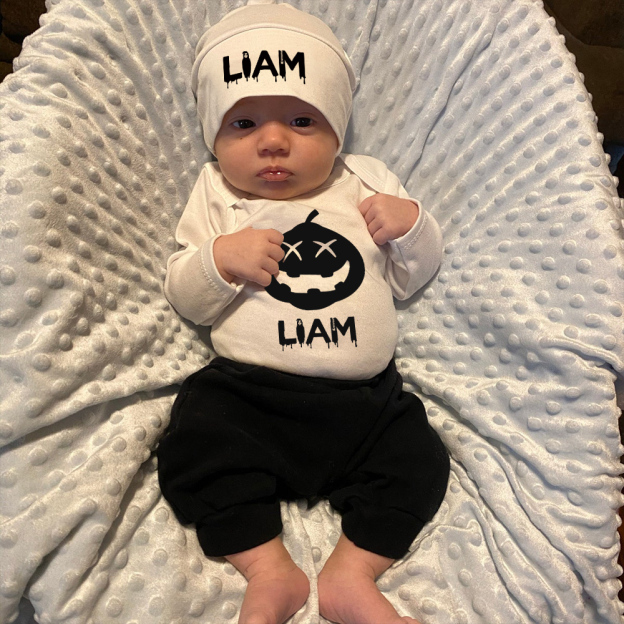 Personalized Baby Ghost Outfit Set | CWHalloween63