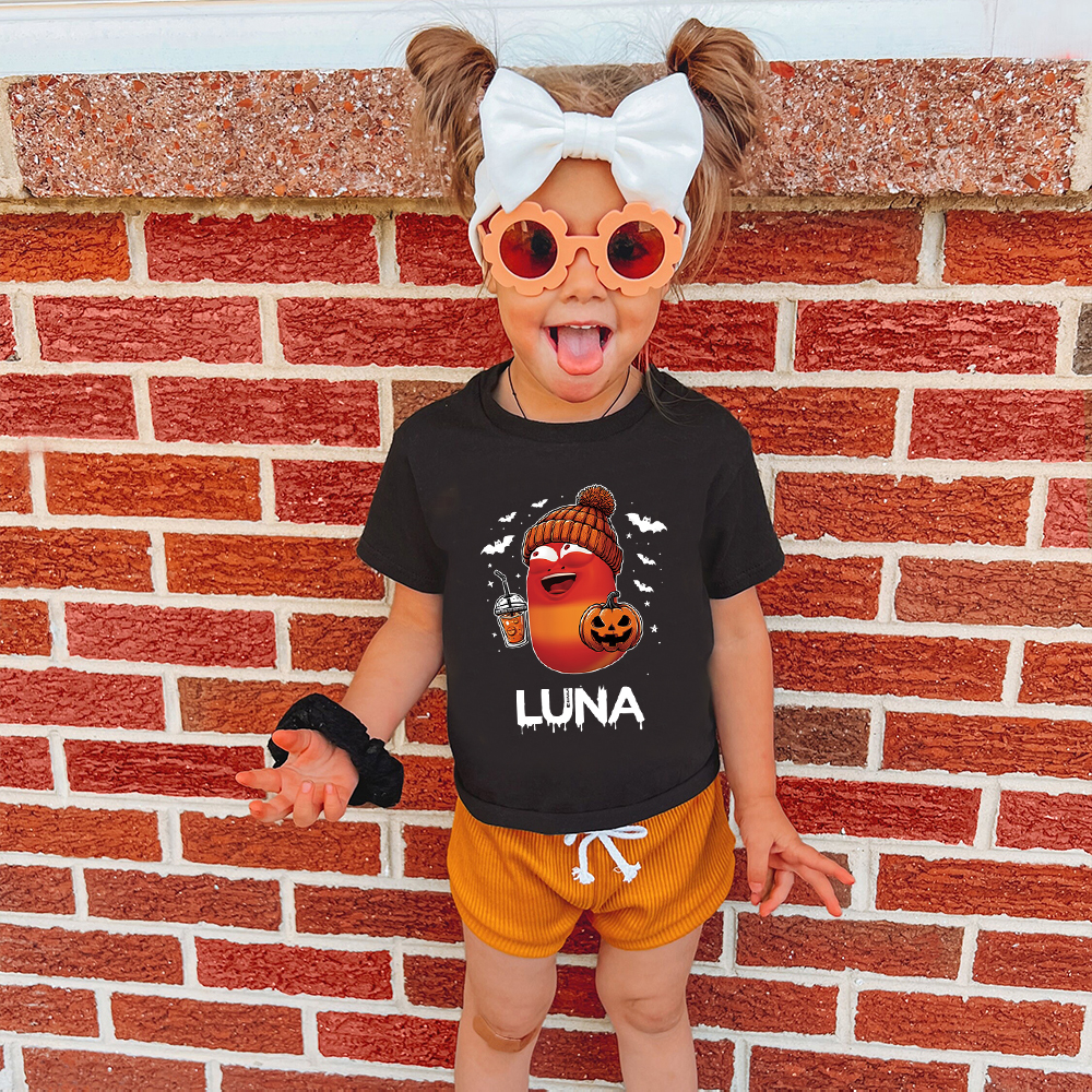 Personalized Larva's Halloween Funny Kid Shirt | Larva05