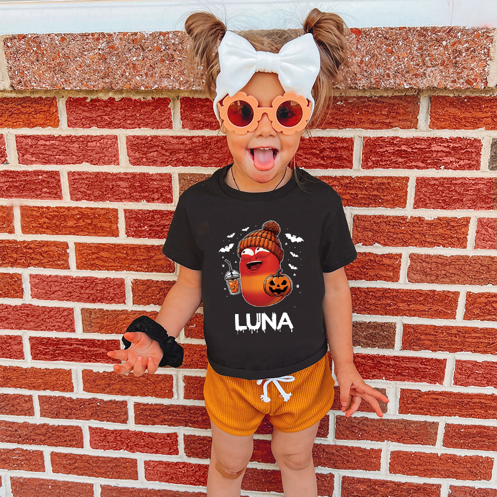 Personalized Larva's Halloween Funny Kid Shirt | Larva05