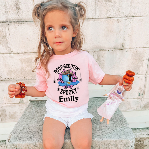 Personalized Larva's Halloween Funny Kid Shirt | Larva09