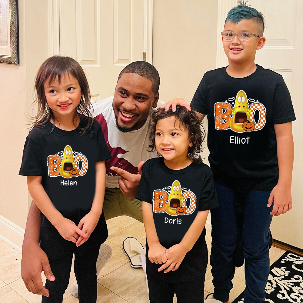 Personalized Larva's Halloween Funny Kid Shirt | Larva12