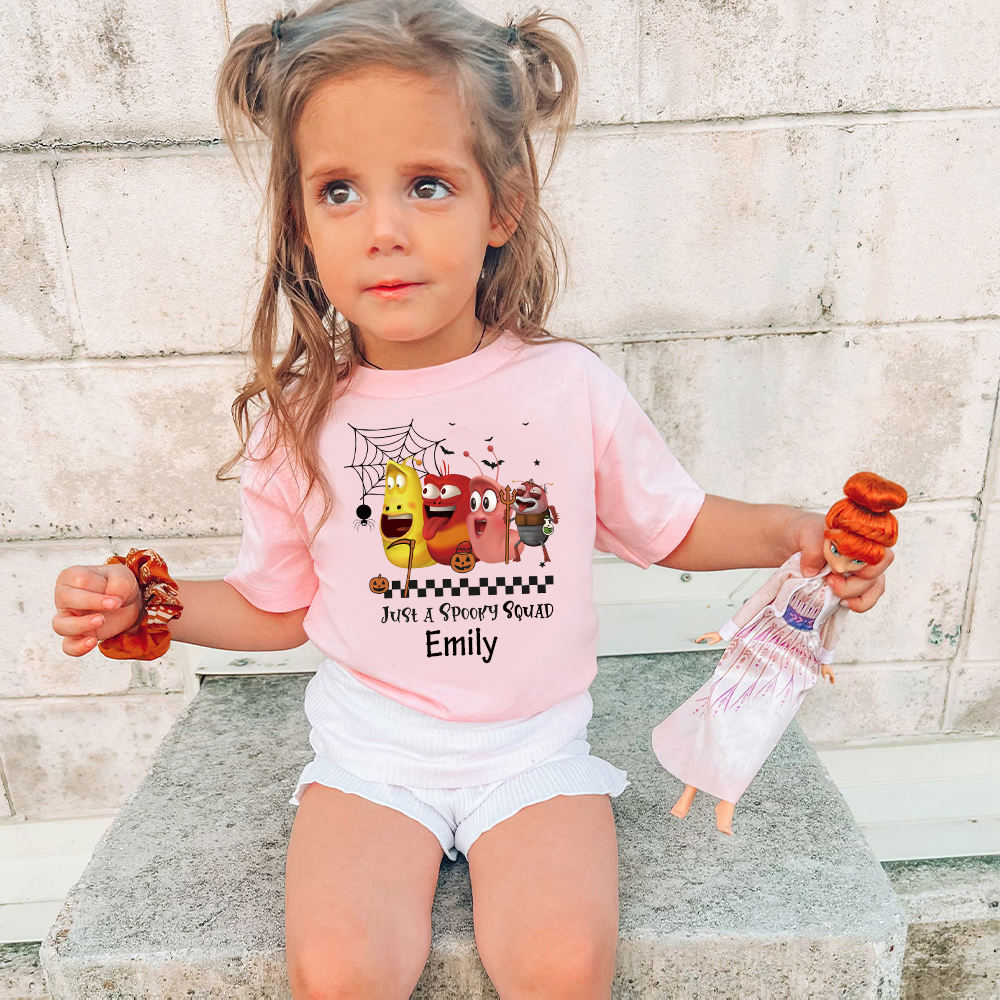 Personalized Larva's Halloween Funny Kid Shirt | Larva10