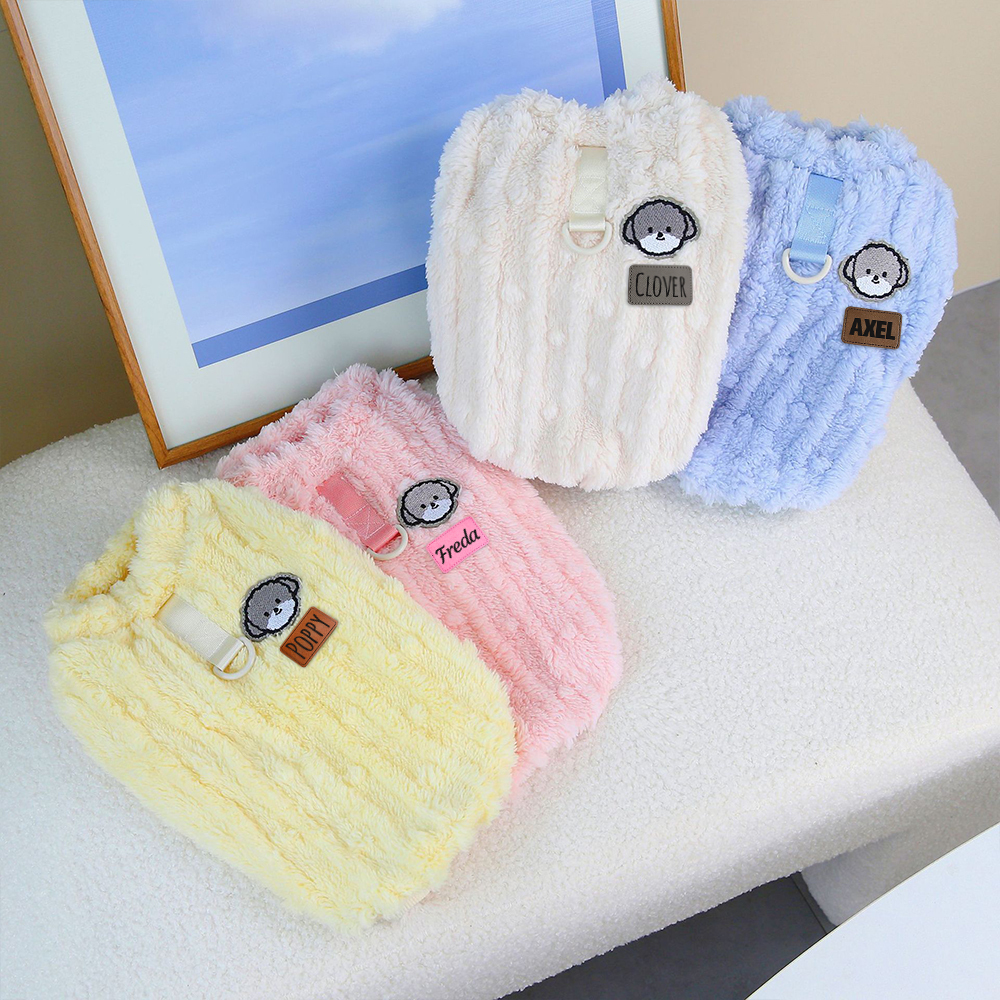 Personalized Cute Pet Soft Plush Fleece Vest | BKPet203