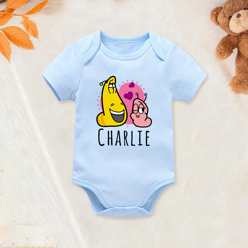 Personalized Larva's Funny Baby Romper | Larva22