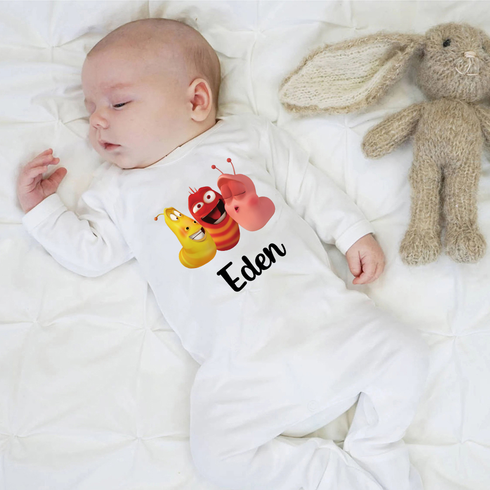 Personalized Larva's Funny Baby Romper | Larva27