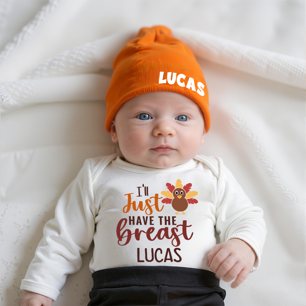 Personalized Baby First Thanksgiving Outfit Set | CWThanks02