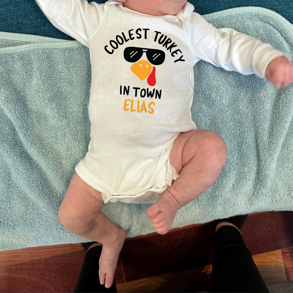 Personalized Baby First Thanksgiving Outfit Set | CWThanks06