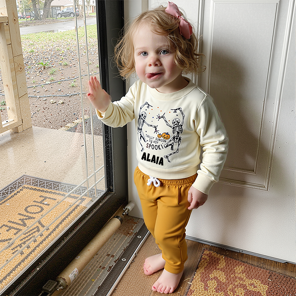 Personalized Funny Halloween Toddler Outfit | CWHalloween71