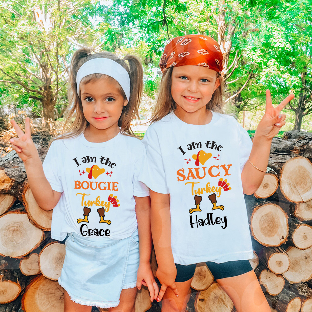 Personalized Thanksgiving Party Family Matching Shirt | CWThanks08