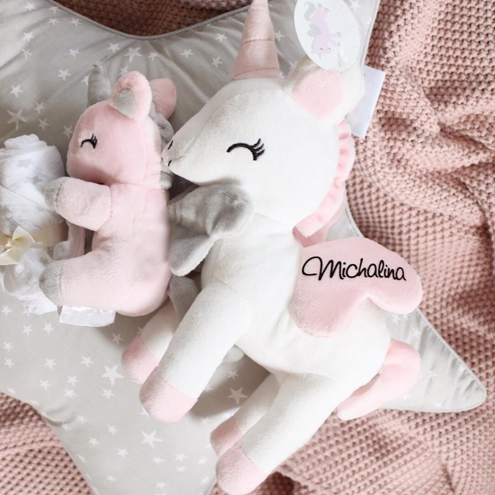 Personalized Kid's Lovely Soft Cuddly Unicorn Doll | CWToy152