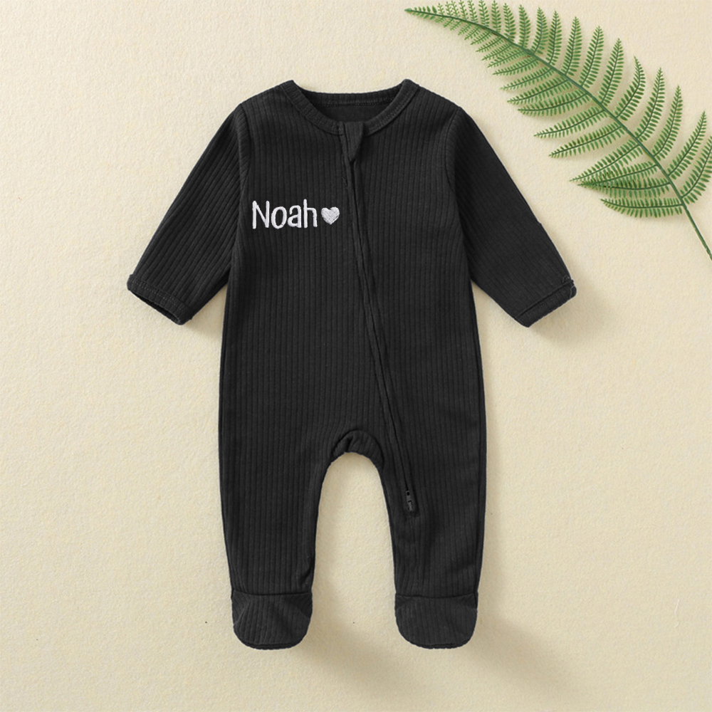 Personalized Embroidered Baby Announcement Outfit | CWBaby314