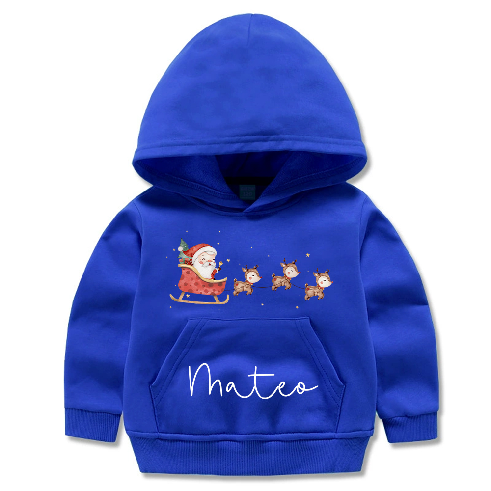 Personalized Kids Funny Christmas Hoodie | MCGift179