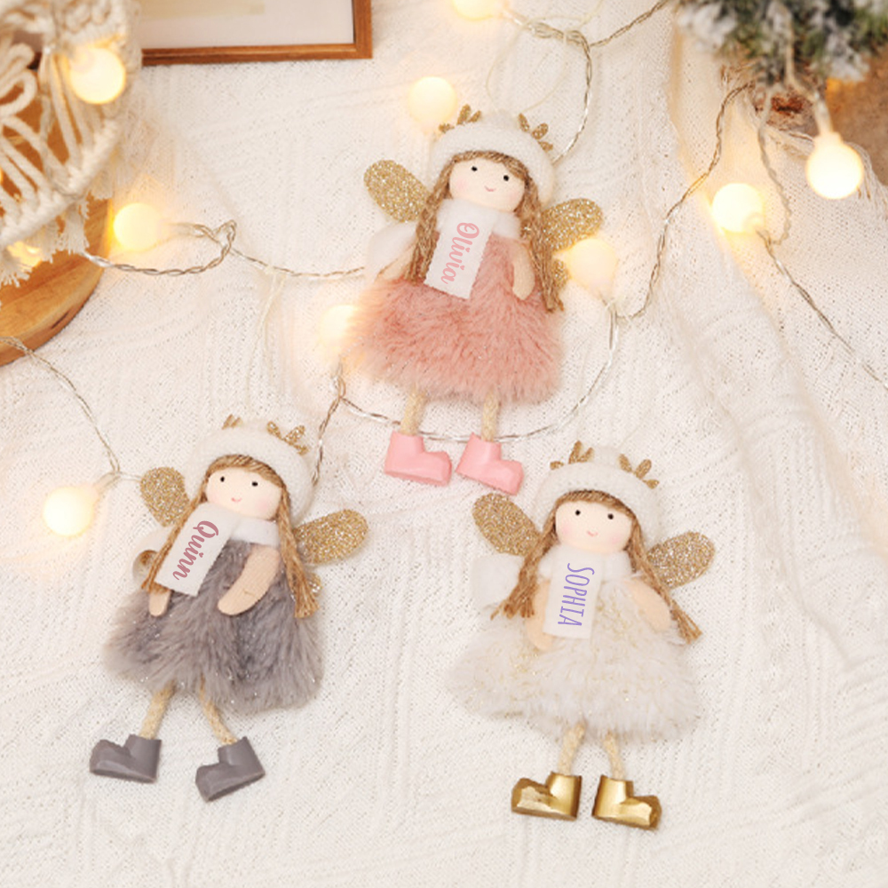 Personalized Christmas Lovely Angel Doll Decoration | MCGift189